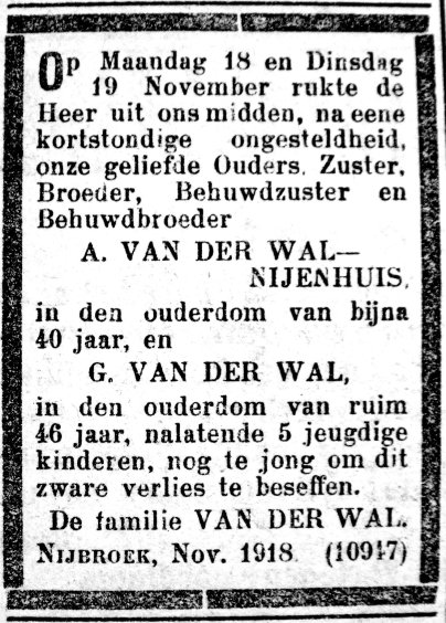Wal van der-Gerrit 1872-1918-Nijenhuis-Aaltjen 1878-1918